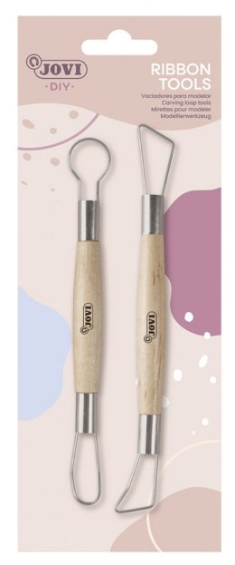 Dłuta do modelowania JOVI, zestaw 2 szt., drewniane