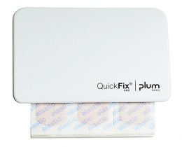 Dozownik PLUM QuickFix Uno, z wkładem plastrów elastycznych 45 szt., biały
