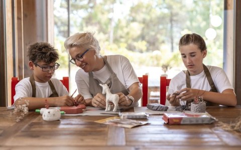 Glina samoutwardzalna JOVI, 1000g, ceglana (terracotta)