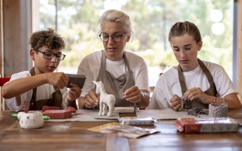 Glina samoutwardzalna JOVI, 1000g, szara