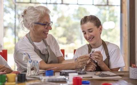 Glina samoutwardzalna JOVI, 1000g, szara