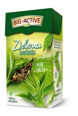Herbata BIG-ACTIVE zielona PURE liściasta 100g