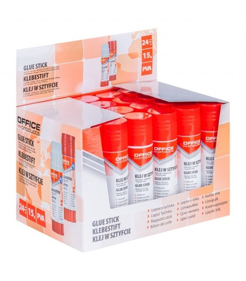 Klej w sztyfcie OFFICE PRODUCTS, PVA, 15g