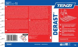 Koncentrat do usuwania śladów kamienia i rdzy TENZI, Derast, 1l