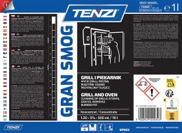 Koncentrat do usuwania tłuszczu, sadzy, smoły TENZI, Gran Smog, 1l