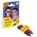 Kredki do malowania twarzy JOVI Adventure, 3x5,6g, 3 szt., mix kolorów