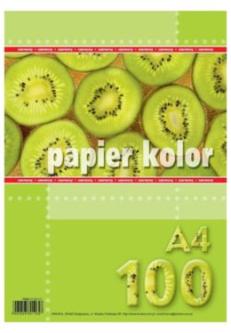 Papier xero A4 czerwony (100 arkuszy) KRESKA