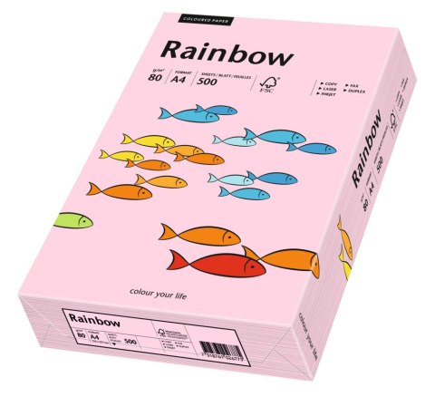 Papier ksero A3 80g jasno różowy R54 RAINBOW 88042522