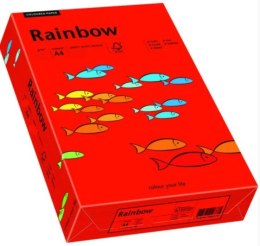 Papier ksero A4 160g 250 ark ciemno czerwony R28 RAINBOW 88042483