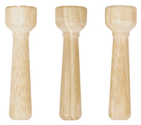 Stemple do plasteliny JOVI dla dzieci, zestaw 3 szt., mix kształtów, drewniane