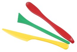 Szpatułki modelarskie JOVI, 3 szt., mix kształtów, mix kolorów