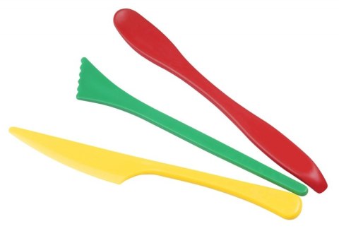 Szpatułki modelarskie JOVI, 3 szt., mix kształtów, mix kolorów