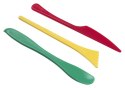 Szpatułki modelarskie JOVI, 3 szt., mix kształtów, mix kolorów