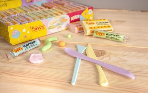 Szpatułki modelarskie JOVI, zestaw 3 szt., mix kolorów pastelowych