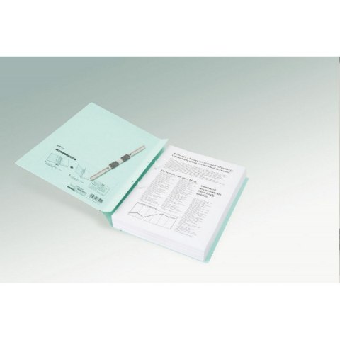 Teczka Zero Max, skoroszyt A4, FL-121SE, pastelowa zieleń, 91065, Plus