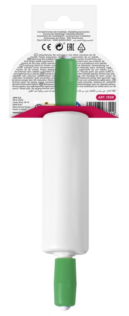 Wałek do modelowania JOVI, do mas plastycznych