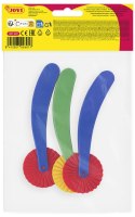 Wałki do modelowania JOVI, 3 szt., mix kształtów, mix kolorów