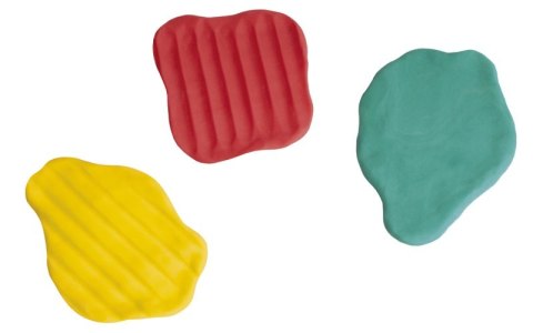 Wałki do plasteliny JOVI dla dzieci, zestaw 3 szt., mix kształtów, drewniane