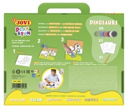 Zestaw do malowania piaskiem JOVI Play&Fun, dinozaury