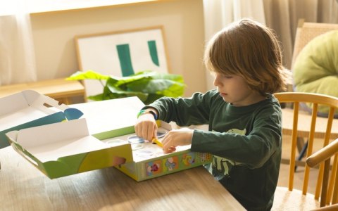 Zestaw do malowania piaskiem JOVI Play&Fun, dinozaury