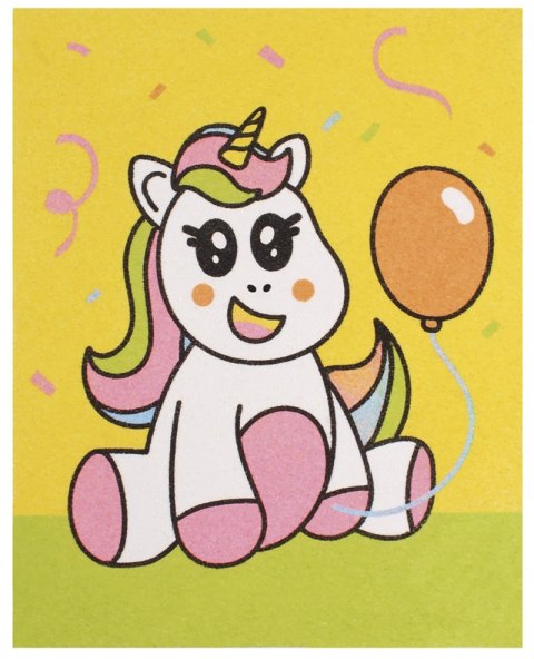 Zestaw do malowania piaskiem JOVI Play&Fun, jednorożce