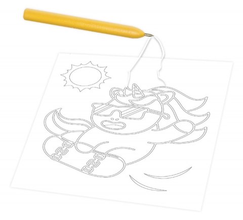 Zestaw do malowania piaskiem JOVI Play&Fun, jednorożce