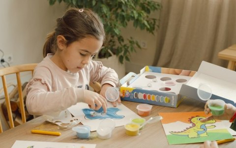 Zestaw do malowania piaskiem JOVI Play&Fun, ocean