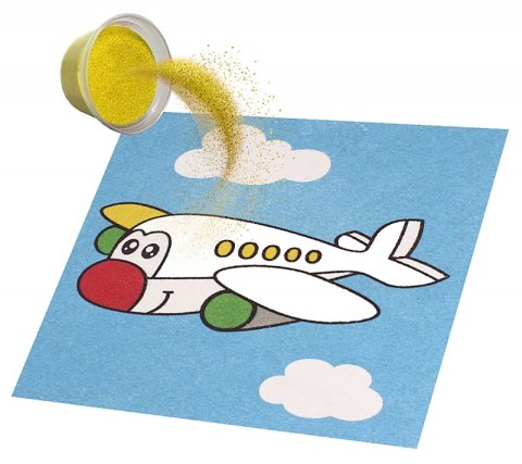 Zestaw do malowania piaskiem JOVI Play&Fun, pojazdy