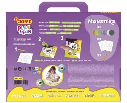 Zestaw do malowania piaskiem JOVI Play&Fun, potwory