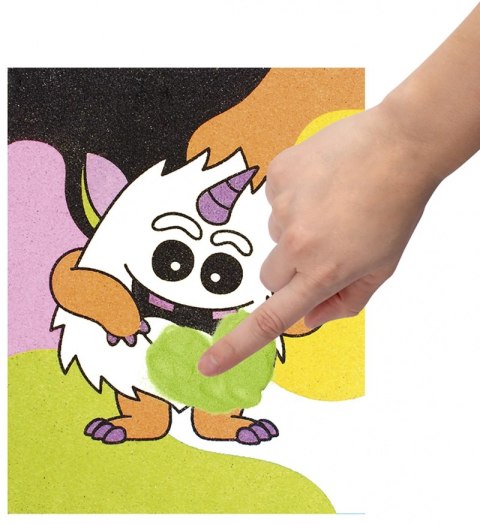 Zestaw do malowania piaskiem JOVI Play&Fun, potwory