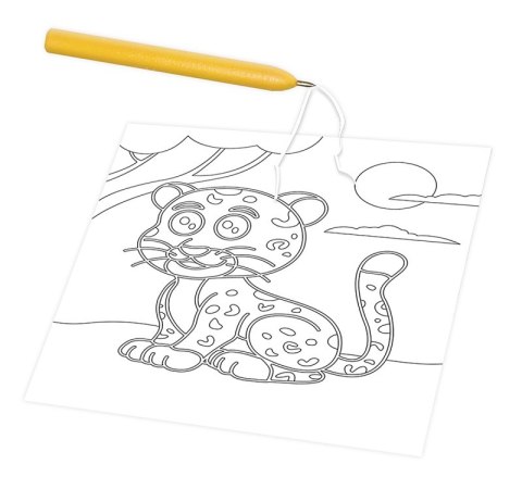 Zestaw do malowania piaskiem JOVI Play&Fun, zwierzęta