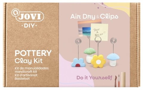 Zestaw do tworzenia ceramiki JOVI DIY, bez wypalania, klipsy