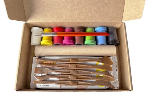 Zestaw do tworzenia ceramiki JOVI DIY, bez wypalania, klipsy