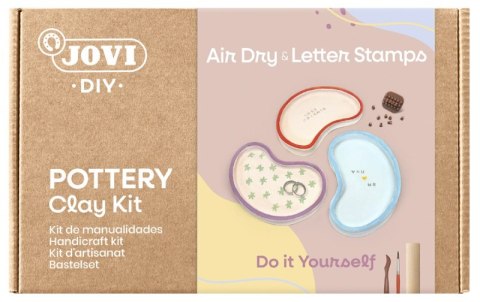 Zestaw do tworzenia ceramiki JOVI DIY, bez wypalania, miseczki