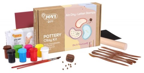 Zestaw do tworzenia ceramiki JOVI DIY, bez wypalania, miseczki