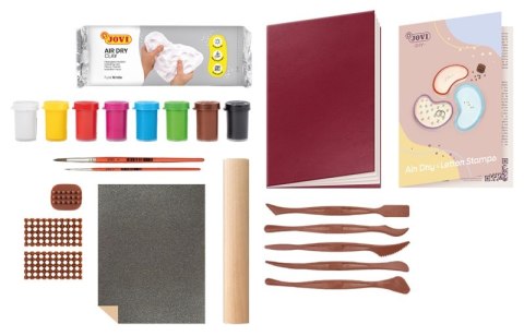 Zestaw do tworzenia ceramiki JOVI DIY, bez wypalania, miseczki