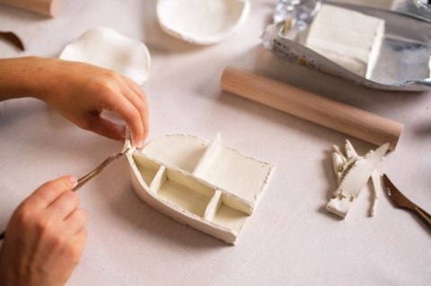 Zestaw do tworzenia ceramiki JOVI DIY, bez wypalania, półka