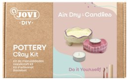 Zestaw do tworzenia ceramiki JOVI DIY, bez wypalania, świecznik