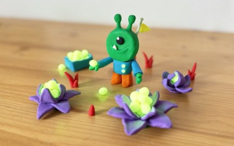 Zestaw plasteliny JOVI, 10x50g, 8 kolorów basic + 2 świecące w ciemności, mix kolorów