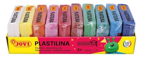 Zestaw plasteliny JOVI, 10x50g, mix kolorów