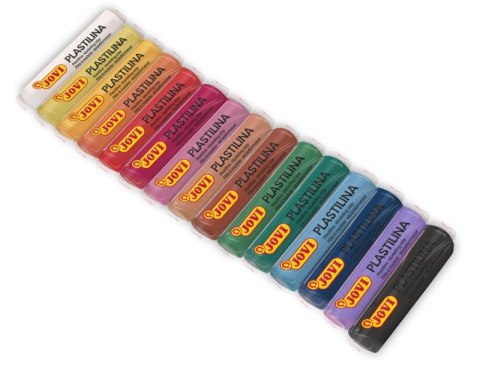 Zestaw plasteliny JOVI, 15x15g, mix kolorów