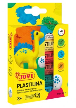 Zestaw plasteliny JOVI, 6x15g, mix kolorów
