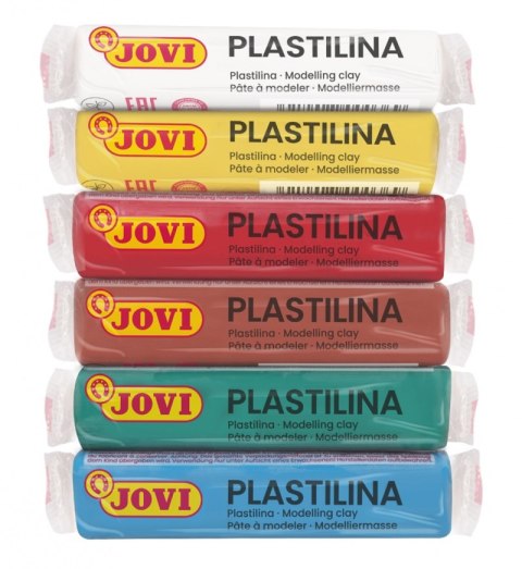 Zestaw plasteliny JOVI, 6x15g, mix kolorów