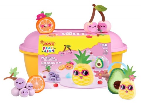 Zestaw plasteliny JOVI Play&Fun, owoce