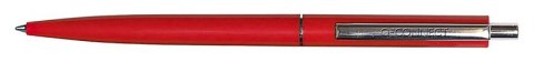 Długopis automatyczny Q-CONNECT, Sign Proof, nieblaknący, metalowy klips, czerwony