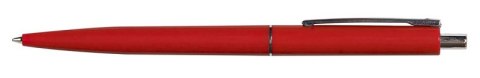 Długopis automatyczny Q-CONNECT, Sign Proof, nieblaknący, metalowy klips, czerwony
