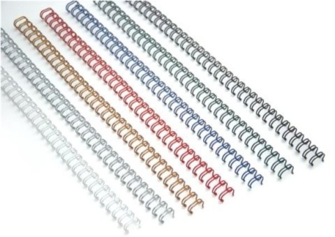 Grzbiety metalowe 4,8mm (3/16'') srebrne skok 3:1 100 szt./op. 424049 Argo