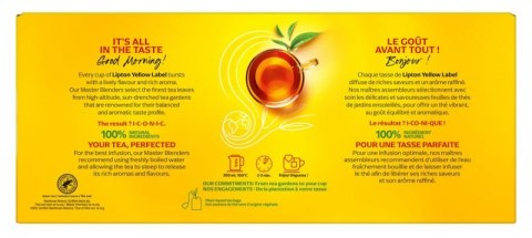 Herbata LIPTON czarna, Yellow Label, 400 torebek