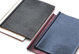 Okładki kanałowe miękkie DELUXE 80, granatowe, op/2szt. 442026 Argo