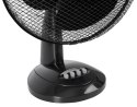 Wentylator Mesko, biurkowy, śr. 30cm, 40W, czarny